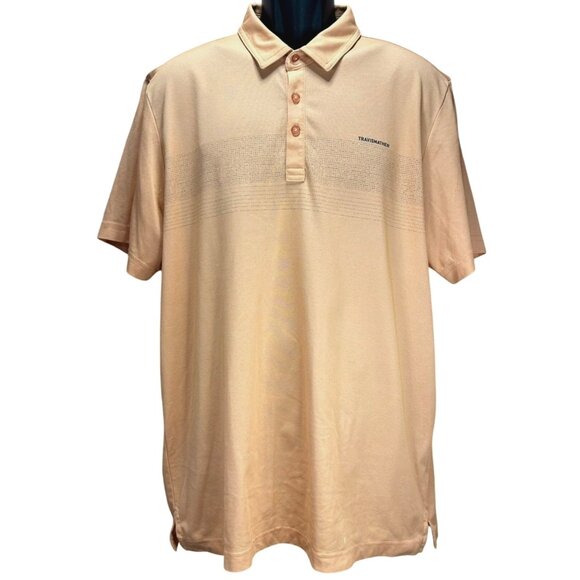 Travis Mathew Mens Peach Pima Performance Polo XL - Picture 1 of 6